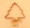 6 inch Christmas Tree with Star Copper Cookie Cutter